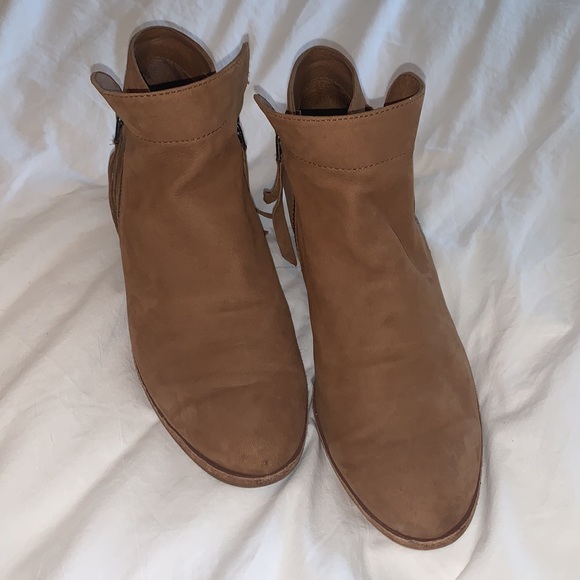 Sam Edelman Packer Leather block heel ankle boots - Picture 3 of 9